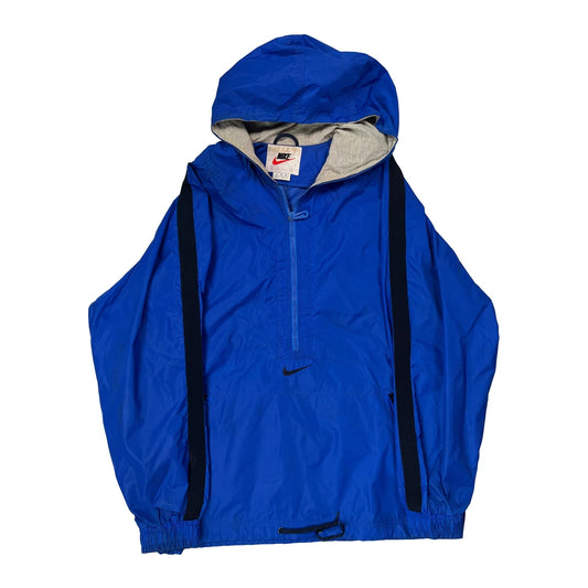 Nike Windbreaker - XL Blue Polyester
