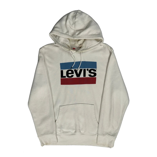 Levis Hoodie - XL White Cotton