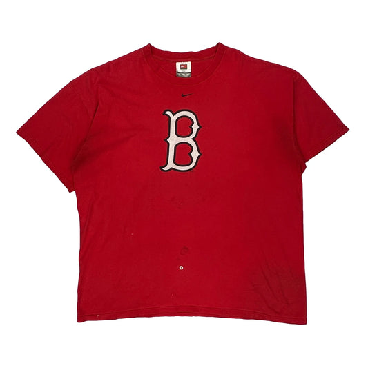 Boston Red Sox Nike Mlb T-Shirt - 2XL Red Cotton