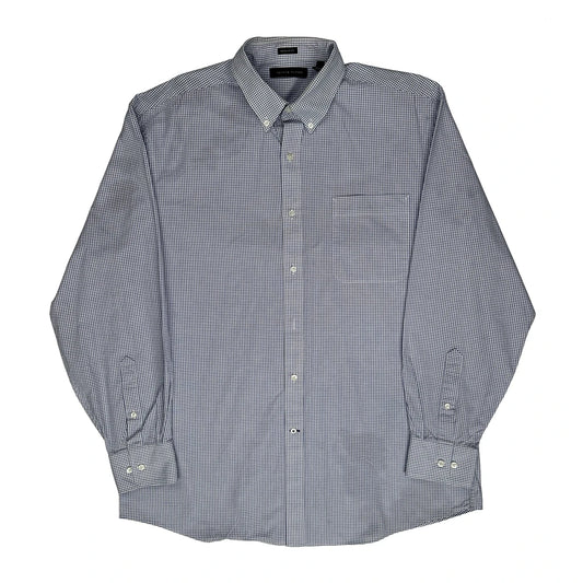 Tommy Hilfiger Checked Patterned Shirt - Large White Cotton