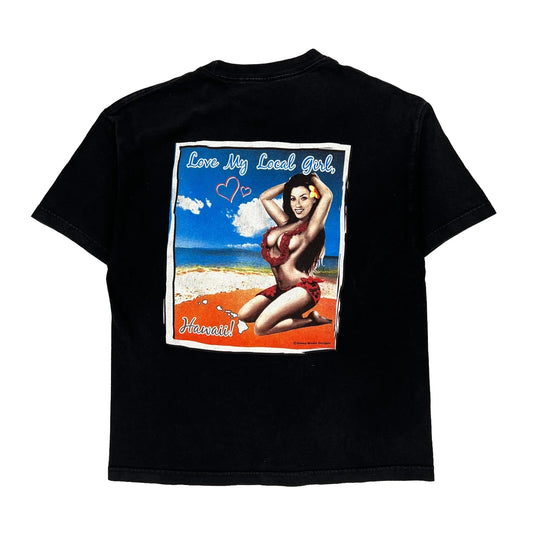 Hawaii Unbranded Graphic T-Shirt - Medium Multicoloured Cotton