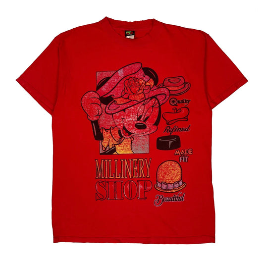 Vintage Minnie Mouse Mickey Unlimited Graphic T-Shirt - XL Red Cotton
