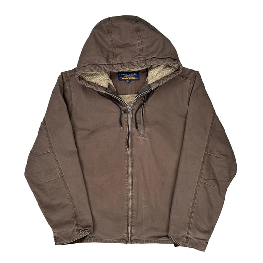 Bass Creek Jacket - Medium Brown Cotton