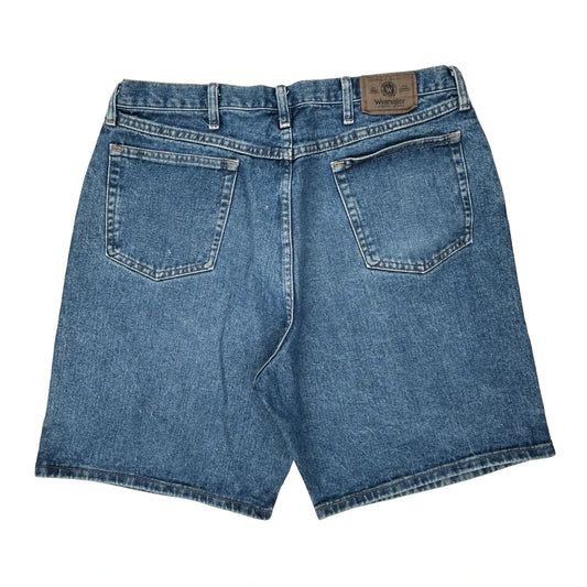 Wrangler Denim Shorts - 36W 9L Blue Cotton
