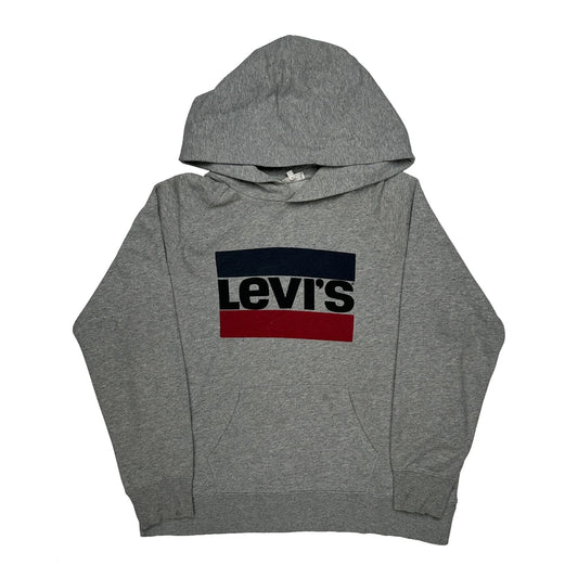 Levis Hoodie - Large Grey Cotton