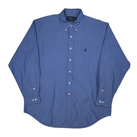 Yarmouth Ralph Lauren Shirt - XL Blue Cotton