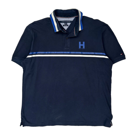 Tommy Hilfiger Polo Shirt - XL Navy Cotton