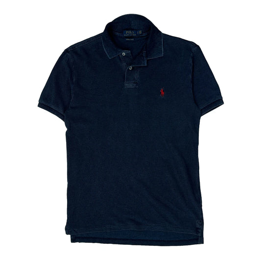 Polo By Ralph Lauren Slim Fit Polo Shirt - Small Navy Cotton