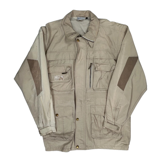 Disneyland Paris Disney Jacket - Large Beige Cotton