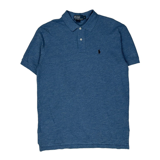 Polo By Ralph Lauren Polo Shirt - Large Blue Cotton