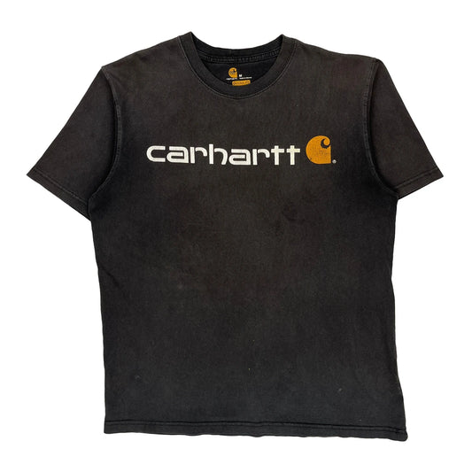 Carhartt Spellout T-Shirt - Medium Black Cotton