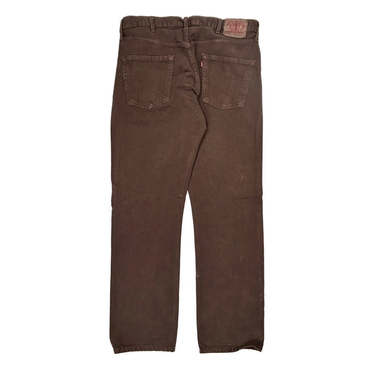 Levis Jeans - 36W 34L Brown Cotton