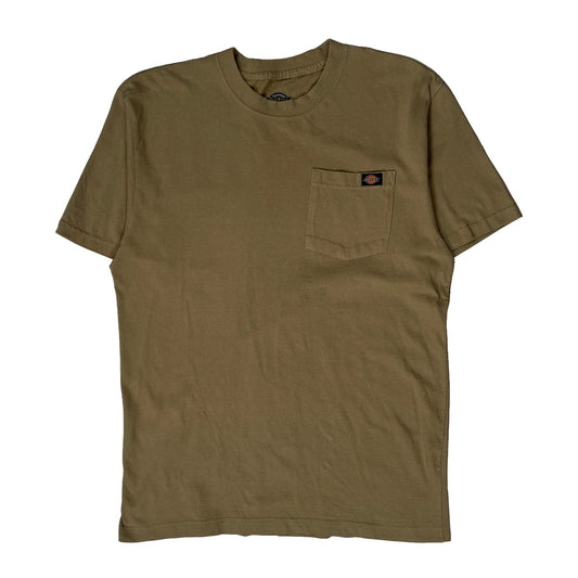 Dickies T-Shirt - Medium Khaki Cotton