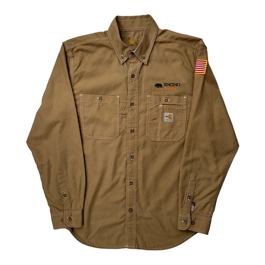 Encino Energy Carhartt Shirt - Medium Brown Cotton
