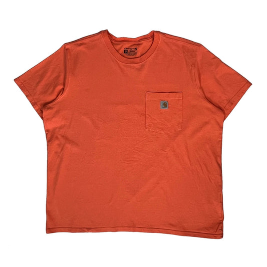 Carhartt T-Shirt - 2XL Orange Cotton