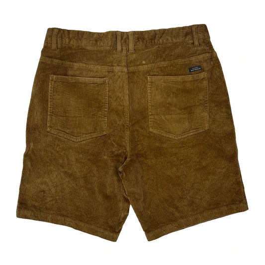 Quiksilver Shorts - 33W 10L Brown Corduroy