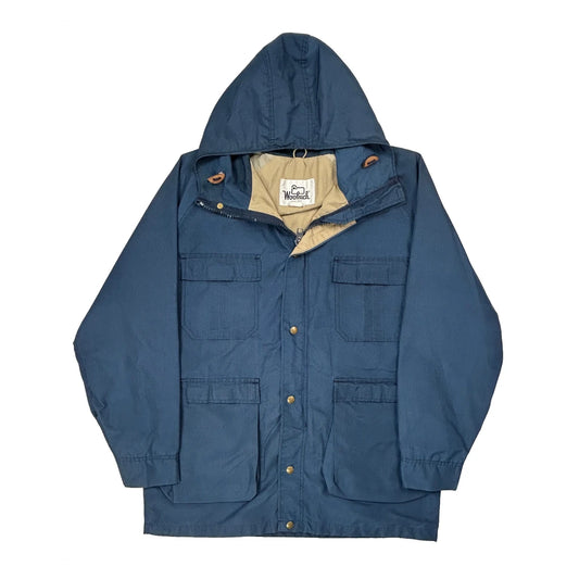 Woolrich Jacket - XL Blue Cotton Blend