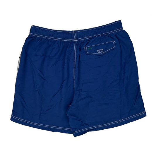Tommy Hilfiger Striped Shorts - X-Largew 6L Blue Polyester