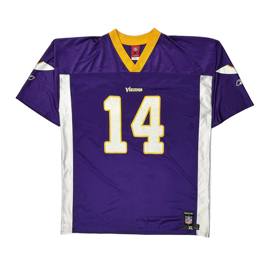 Minnesota Vikings Nfl Football Jersey - XL Purple Polyester