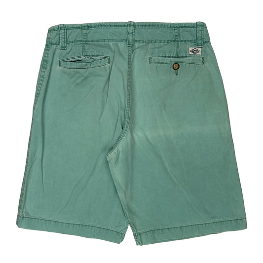 Lee Chino Shorts - 34W 11L Green Cotton