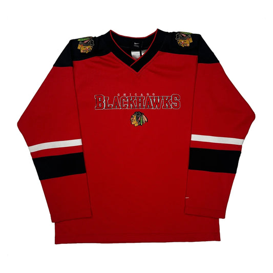 Chicago Blackhawks Nike Nhl Jersey - Large Red Polyester