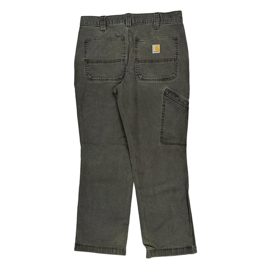 Carhartt Carpenter Trousers - 32W 30L Grey Cotton