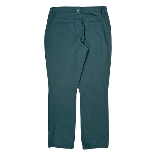 Kuhl Cargo Trousers - 32W UK 12 Green Cotton Blend