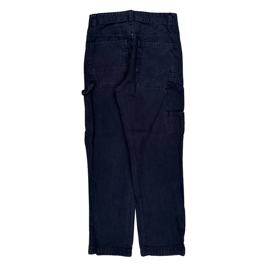 Cotton On Cargo Trousers - 29W 30L Navy Cotton