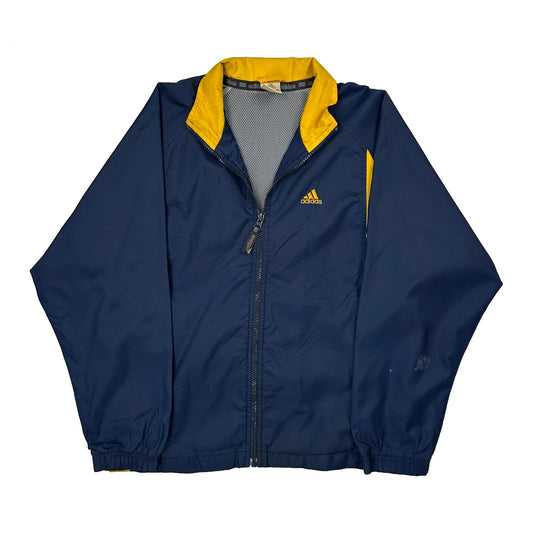 Adidas Windbreaker - Medium Blue Polyester