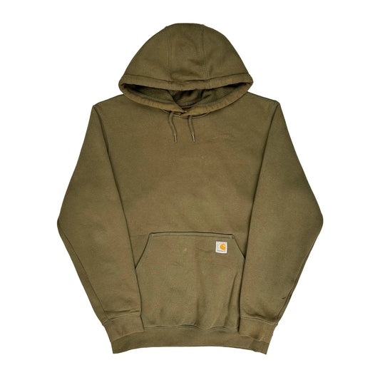 Carhartt Hoodie - Medium Green Cotton Blend