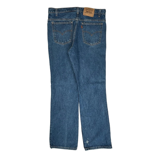 Vintage 517 Levis Boot Cut Jeans - 34W 32L Dark Wash Cotton