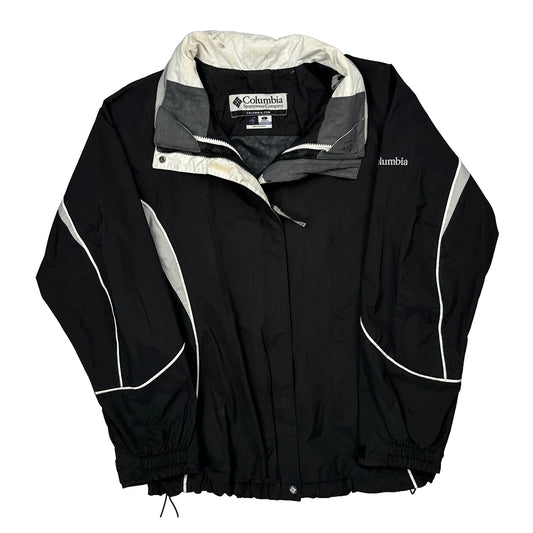 Columbia Windbreaker - Large Black Polyester
