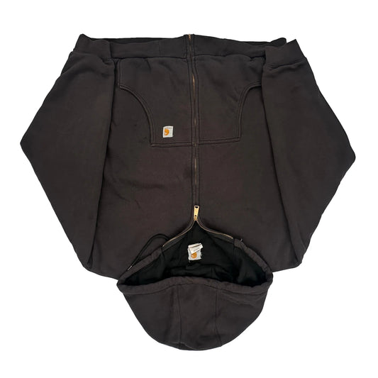 Carhartt Hoodie - 2XL Black Cotton Blend