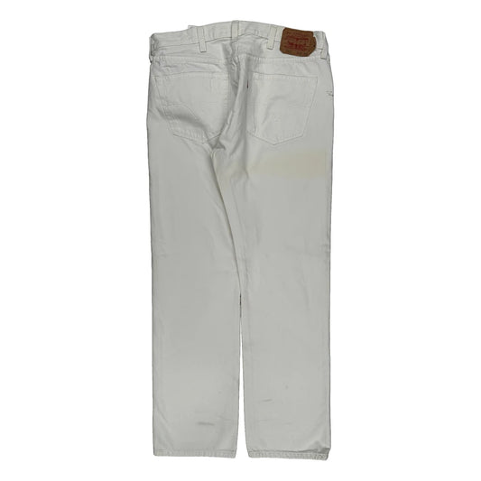 Levis Jeans - 36W 32L White Cotton