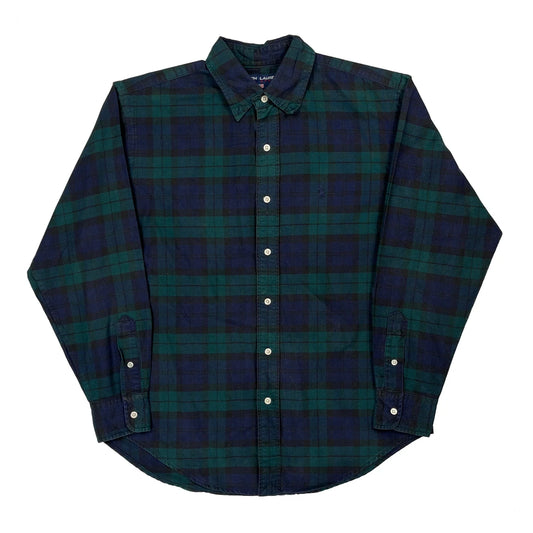 Ralph Lauren Checked Shirt - Medium Green Cotton
