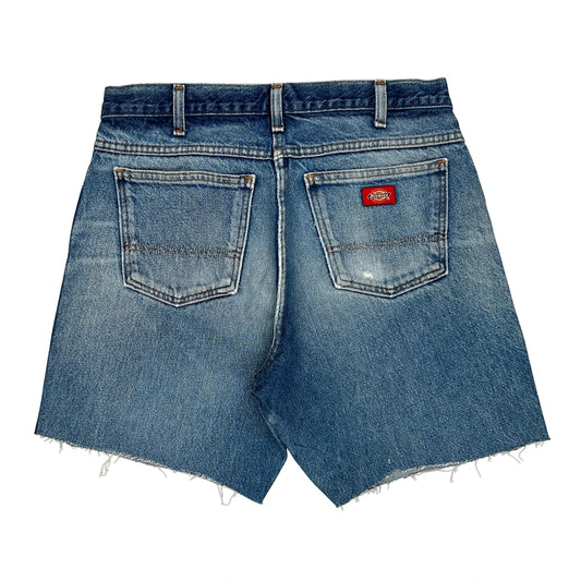 Dickies Denim Shorts - 32W 9L Blue Denim