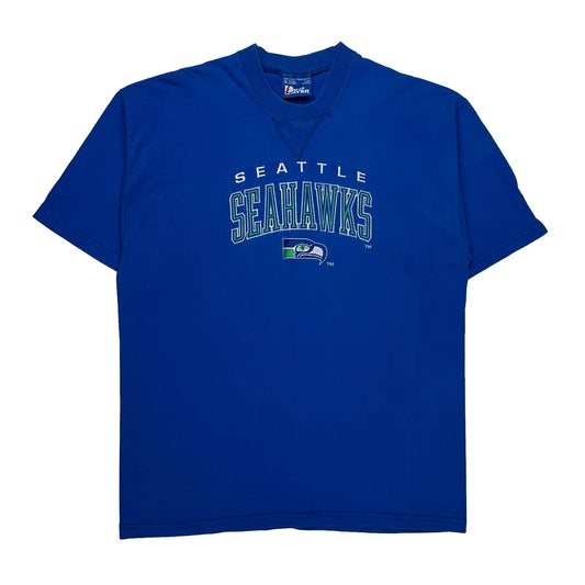Made In USA, Seattle Seahawks Pro Player Nfl T-Shirt - XL Blue Cotton
