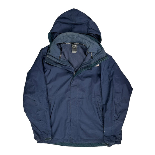 Vintage The North Face Waterproof Jacket - Large Navy Gore-Tex