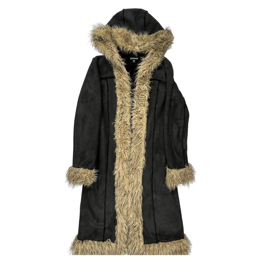 Bebe Afghan Coat - Small Beige Faux Fur