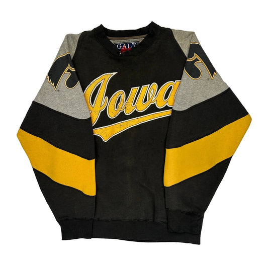Iowa Galt Sand College Sweatshirt - Small Black Cotton Blend