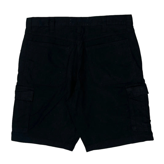 Wrangler Cargo Shorts - 35W 9L Black Cotton