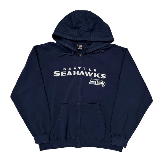 Seattle Seahawks Nfl Hoodie - XL Navy Cotton