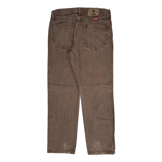 Wrangler Jeans - 31W 30L Brown Cotton