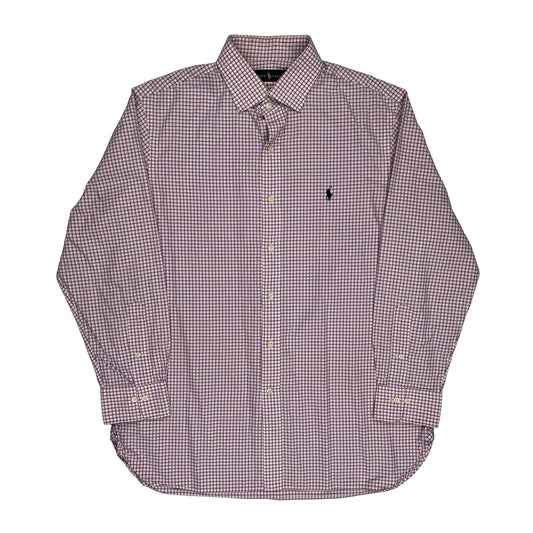 Vintage Ralph Lauren Checked Shirt - Large Pink Cotton