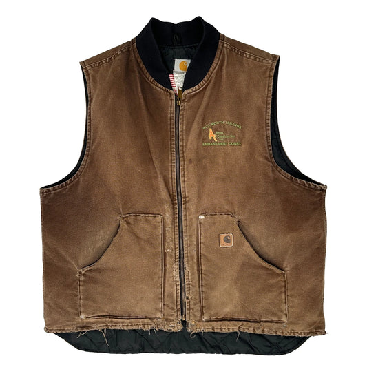 Kuc North Tailings Carhartt Gilet - 2XL Brown Cotton