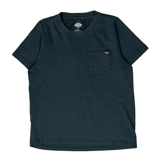 Dickies T-Shirt - Large Green Cotton