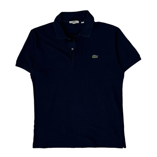 Vintage Lacoste Polo Shirt - Medium Navy Cotton