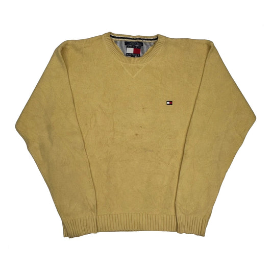 Tommy Hilfiger Jumper - XL Yellow Cotton