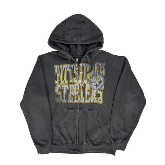 Pittsburgh Steelers Nfl Hoodie - Medium Black Cotton