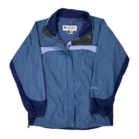 Columbia Windbreaker - Large Blue Nylon